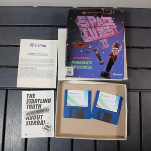 Space Quest II: Vohaul's Revenge (PC, 1987) COMPLETE CIB 3.5 MS-DOS VG1 - Picture 1 of 6