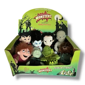 Universal Monsters CVS Halloween Beans Plush With Store Display Box Set Of 8 - Picture 1 of 15