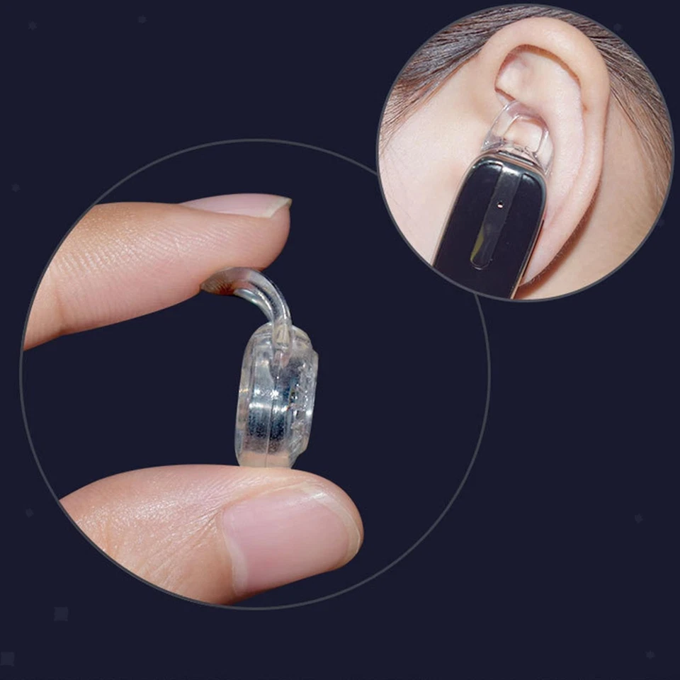 Headset Ear Gel Flexible Silicone Clear Spare Gel Eartip Replacement Cover — 第 1/1 张图片