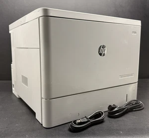 HP Color LaserJet Enterprise M555, White, Color Printer, w/ Under 30K Page Count - Picture 1 of 13