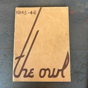 WESTMINSTER HIGH SCHOOL Yearbook 1945 / 1946 Westminster MD - THE OWL - Picture 1 of 14