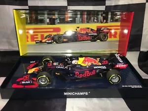 1:18 MINICHAMPS Massimo Verstappen Rosso Bull RB16B Emilia Romagna Winner 2021 - Foto 1 di 12
