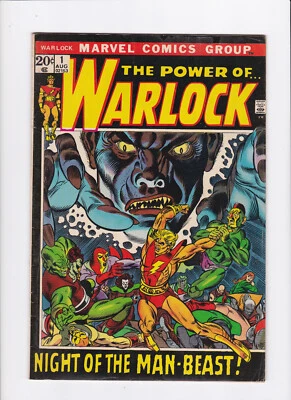 WARLOCK #1 [1972 VG] "NIGHT OF THE MAN-BEAST!" - Image 1 of 2