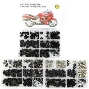 Fit For HONDA ST1300 Motorcycle Complete Fairing Fasteners Kit Bolts Screw Nuts - Bild 1 von 16