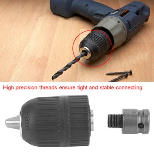 2-13mm schlüsselloses Bohrfutter 1/2"-20UNF mit 1/2"-Futteradapter - Bild 1 von 9