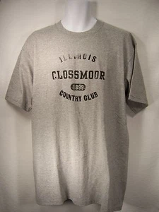 SDI Herren Kurzarm grau T-Shirt Clossmore Country Club Größe Medium neu ohne Etikett - Bild 1 von 6
