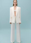 Victoria Beckham Mango White two piece suit Jacket size small Trousers size 10