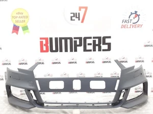 AUDI A3 S3 2017 - 2020 OEM S LINE SALOON FRONT BUMPER +PDC WASH JETS 8V5807437AB - Picture 1 of 12