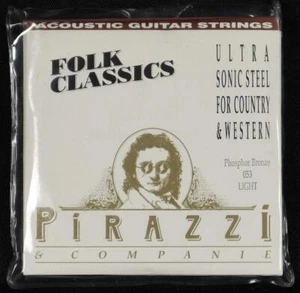 NOS Pirastro Pirazzi Folk Classics 12-53 Acoustic Guitar String Set 687020 - Picture 1 of 2