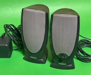 Dell A215 Computer Speakers Set Black w/ AC Adapter For Desktops And Laptops - Picture 1 of 6