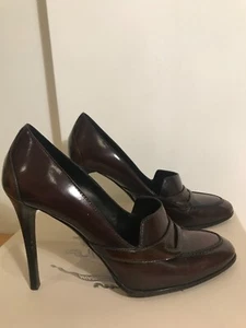 Burberry Prorsum Burgundy Court Heels 38 EUR / 5 UK - Picture 1 of 11