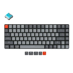 Keychron K3 Ultra-slim Hot-Swap Bluetooth Optical Switch Keyboard White Backlit - Picture 1 of 8