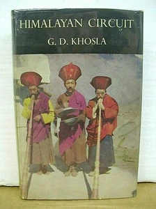 Himalayan Circuit by G.D. Khosla 1956 HB/DJ First Edition w/fold-out map - Bild 1 von 1