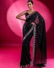 Sari Sari Designer Indien Neuf Bollywood Vêtements Fête de Mariage Pakistanais Fancy Sari