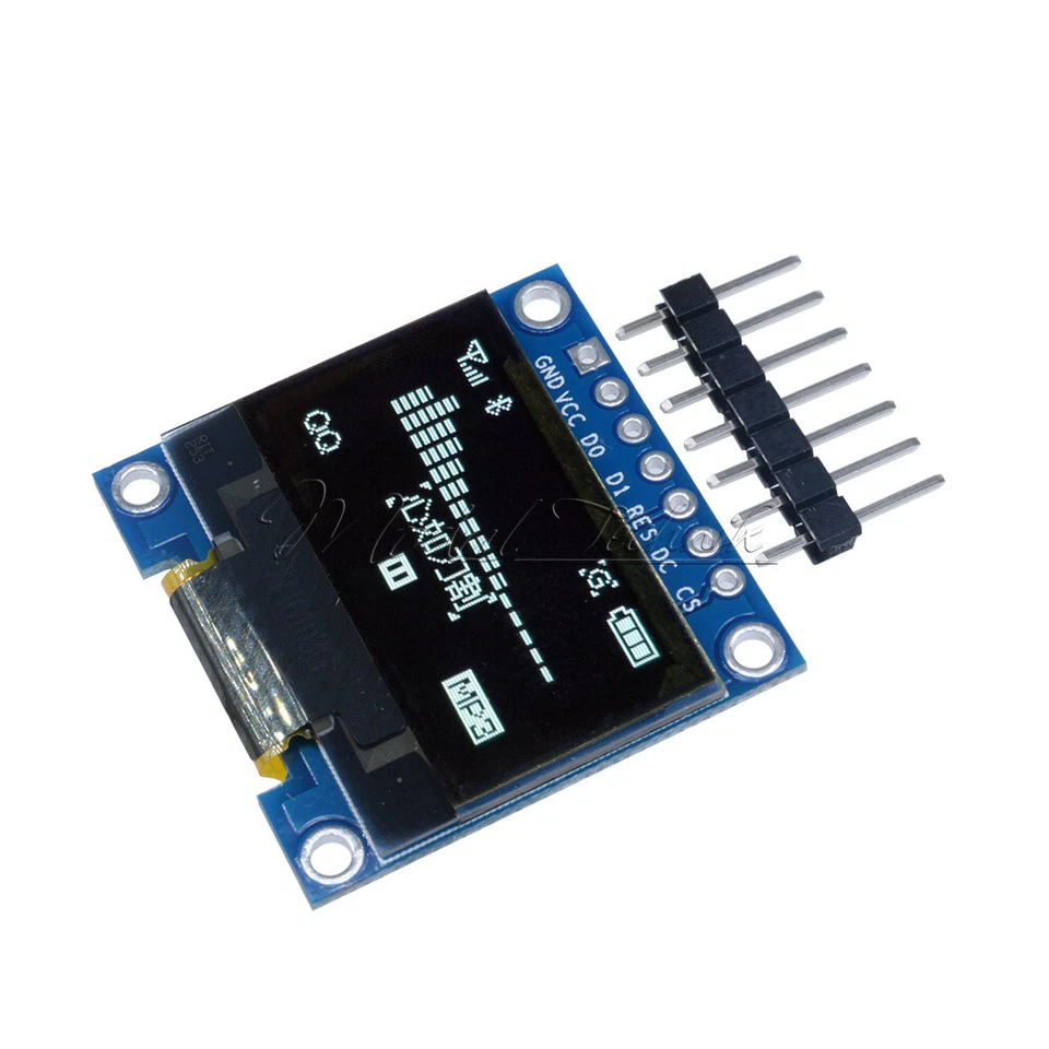White 0.96" I2C IIC SPI Serial 128X64 OLED LCD LED Display for Arduino- - Image 1 of 1