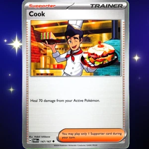 Cook - Poco común - Pokemon Juego de cartas coleccionables Scarlet & Violet Twilight Masquerade #147/167 - Imagen 1 de 4