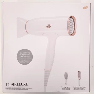 Juego de cepillos y secador de pelo profesional T3 Aireluxe 76812 oro rosa blanco - Imagen 1 de 21