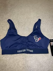 Houston Texans NFL Apparel Swimsuit Top Blue Women Sz XS Brand New - Picture 1 of 6