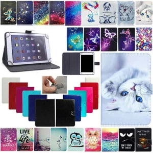 For Samsung Galaxy Tab A 7" 8.0" 10.1" Tablet Universal Stand Leather Case Cover - Picture 1 of 27