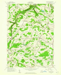 Millers Mills, NY - 1943 Topographic Map | Vintage USGS Print | Historic NY Map - Bild 1 von 1