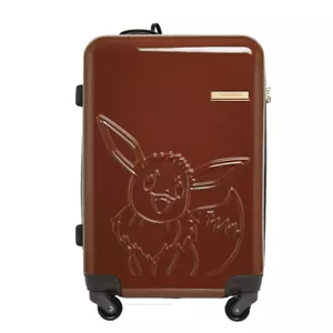 Pokemon Eevee Maleta Bolsa de Viaje Bolsa de Transporte TSA Bloqueo 37L Talla Marrón - Imagen 1 de 7