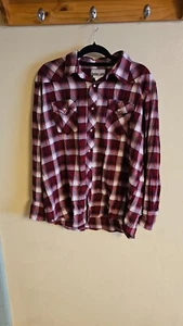 CAMICIA DI FLANELLA A MANICHE LUNGHE A MANICHE LUNGHE WRANCHER UOMO WRANGLER WRANCHER - 2XL - Foto 1 di 3