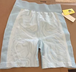 Pantalones cortos de bicicleta sin costuras para niñas azules talla XL 14 todo en movimiento - Imagen 1 de 6