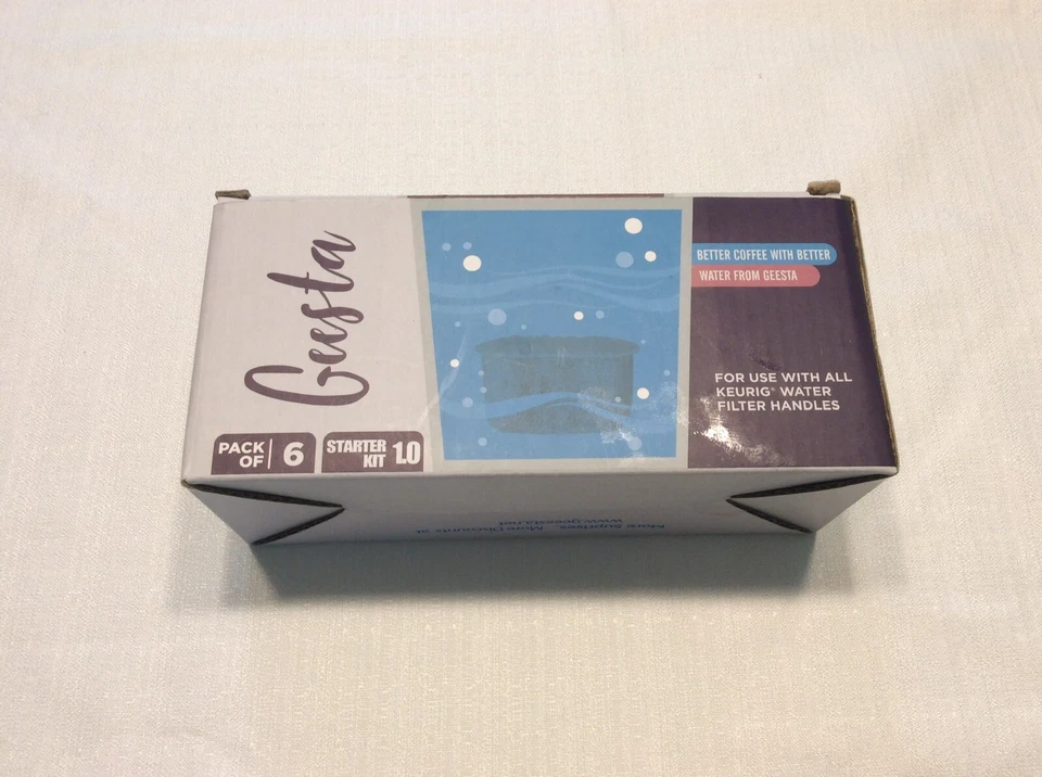 Geesta water filter cartridges 6ct Starter Kit 1.0 Keurig Water Filter Handles - Image 1 of 4
