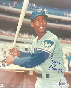 Ernie Banks signed autographed 8 x 10 Photo Chicago Cubs BECKETT - Picture 1 of 2
