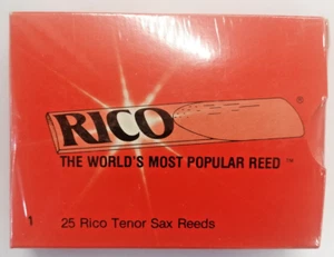 Rico Reeds 25 Ance Misura 1 Ancia per Sassofono Tenore SiB Imballato - Imagen 1 de 1