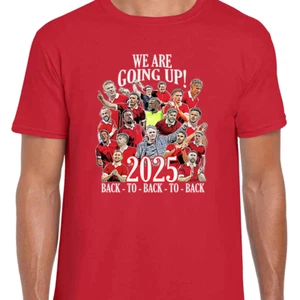 Wrexham Promoted 2025 Unisex T-Shirt Tee S-XXXL Wrexham Great Tshirt Fans Gift - Picture 1 of 12