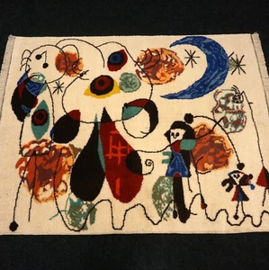Orient Teppich Milas 139 x 109 cm Melas Modern Joan Miró Design Handgeknüpft Rug - Bild 1 von 19