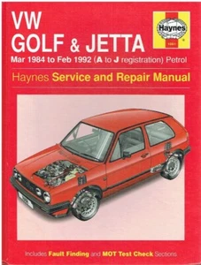 VW GOLF MK2 1.05 1.3 1.6 1.8 PETROL INCL GTI & 16V 1984-92 REPAIR MANUAL *VGC* - Picture 1 of 1