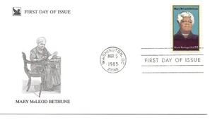 US Scott #2137, First Day Cover 3/5/85 Washington Single Bethune - Picture 1 of 1