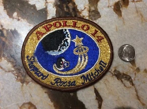 NASA WILLABEE & WARD OFFICIAL SPACE PATCH APOLLO 14 SHEPARD ROOSA MITCHELL - Picture 1 of 3