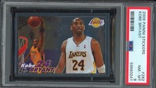 Kobe Bryant 2009 Panini Stickers #282 SILVER FOIL HOLO REF Graded PSA 8 NM MINT