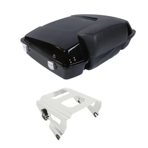 Razor Trunk Solo Mount Rack Fit For Harley Touring Touring Pack Road King 09-13 - Picture 1 of 12