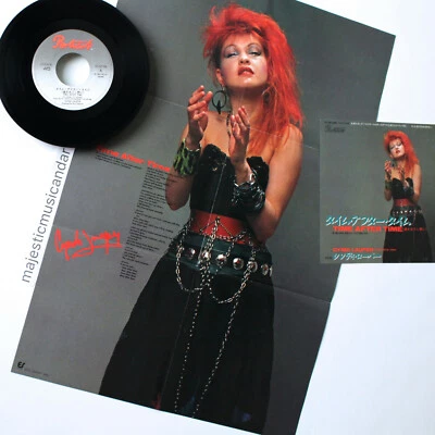 VERY RARE 1983 ORIGINAL CYNDI LAUPER TIME AFTER TIME 7" VINYL + POSTER NM Foto 1 de 4