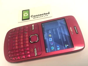 Nokia C3-00 C3 (2010) - gorący róż (odblokowany) telefon komórkowy - QWERTY w pełni działający - Zdjęcie 1 z 8