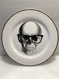 Ciroa Wicked Plate 8" Totenkopf Brille - Bild 1 von 4