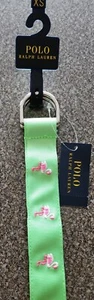 Ralph Lauren ~ Extra Small (XS) Adjustable Kids' Belt ~ Multicolored w/Flamingos - Picture 1 of 7