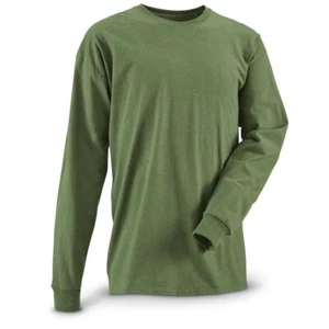 Men's long sleeved O.D. Green BDU XXL T-Shirt, U.S.A. Made, new w/ free shipping - Picture 1 of 4