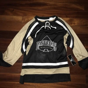 LAS VEGAS 21 HOCKEY Jersey NEW/TAGS MEDIUM Mesh WOMEN SPADES ACE BLACK JACK - Picture 1 of 5