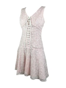 Miu Miu Y2K Pink Corset Drop Waist Dress, UK10. Vgc - Picture 1 of 14