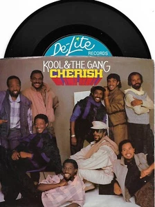 Kool & The Gang, Cherish/Cherish (Instrumental) 45 VG++ 1984 De-Lite - Picture 1 of 4