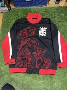 EUC VTG 2XL Marc Ecko Unltd Medusa Serpent Graphic Design Full Zip Y2K Jacket - Picture 1 of 13