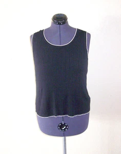 Suéter Pullover Para Mujer Jones New York Country Gris Oscuro Sin Mangas X-Grande - Imagen 1 de 2
