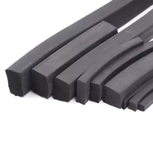 Moosgummi EPDM Gummi Vierkantprofil Dichtung Profil Vierkant Quadrat Band 3-40mm - Bild 1 von 9