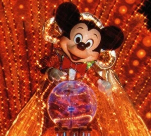 RETIRED EVENT Mickey Mouse Walt Disney World SpectroMagic Night Parade Postcard - Picture 1 of 3