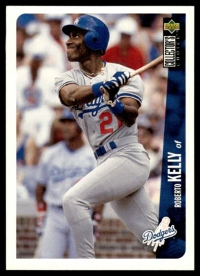 1996 Collector's Choice #184 Roberto Kelly Los Angeles Dodgers - Image 1 of 2